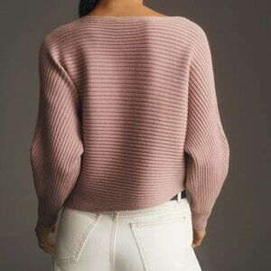 Asymmetrical Cropped Pullover Sweater Antrhopologie